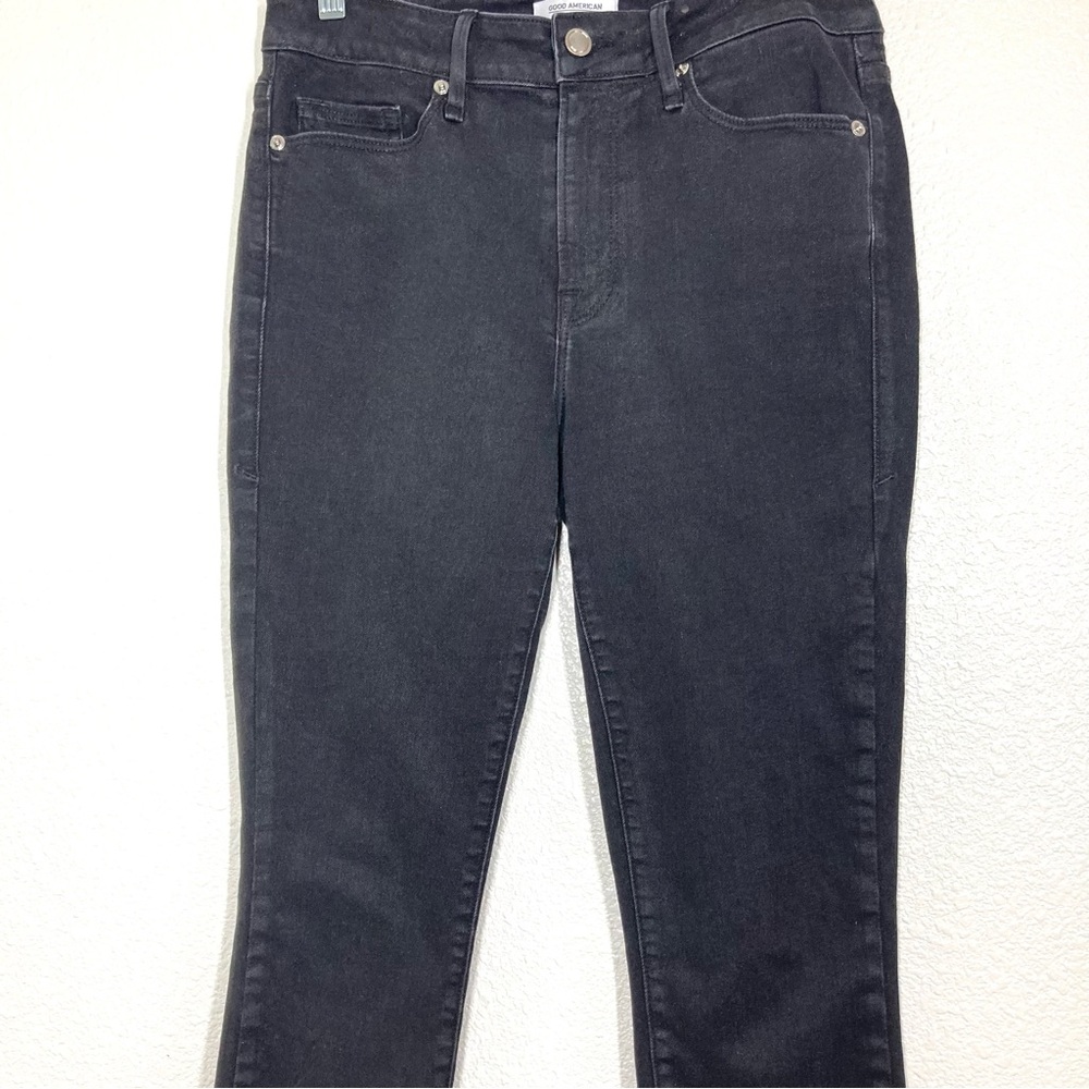 Good American Good Legs Black Skinny Jeans 28 - Picture 9 of 16